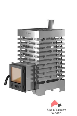 Печь для бани ASTON 16 INOX со стеклом