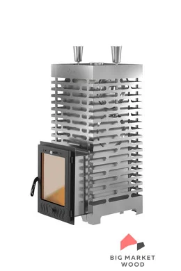Печь для бани ASTON 38 INOX (320М) дверца металл