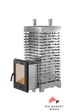 Печь для бани ASTON 38 INOX (320М) Long дверца металл