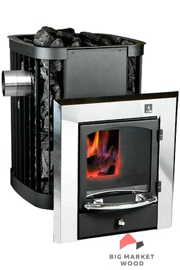 KASTOR Дровяная печь SAGA-27 KSIL S (боковое подключение дымохода)