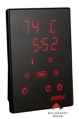 HARVIA Комплект системы управления (блок + панель) Xenio, мощность (P) 2,0 кВт - 17,0 кВт, дисплей и управление - сенсорные
